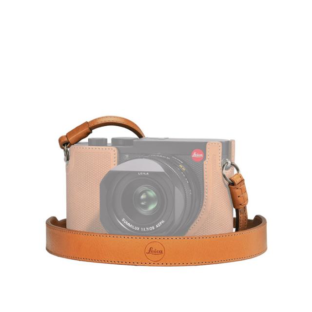 LEICA Q2 LEATHER CARRYING STRAP BROWN