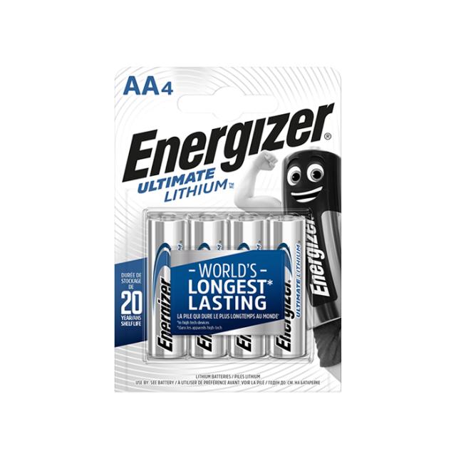 ENERGIZER AA ULTIMATE LITHIUM 4 PACK