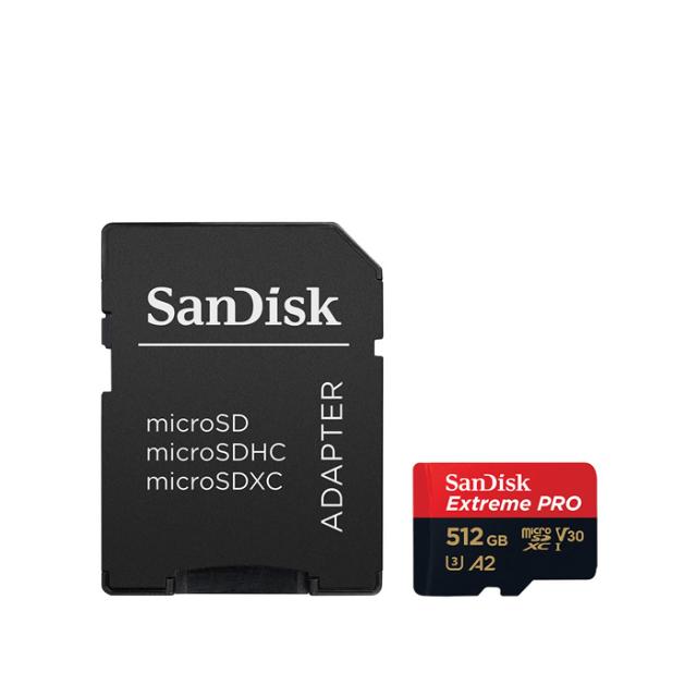 SANDISK MICROSDXC EXTREME PRO 512GB 200MB/S A2 C10