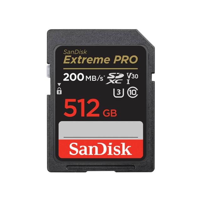 SANDISK SD 512 GB EXTREME PRO 200MB/S V30