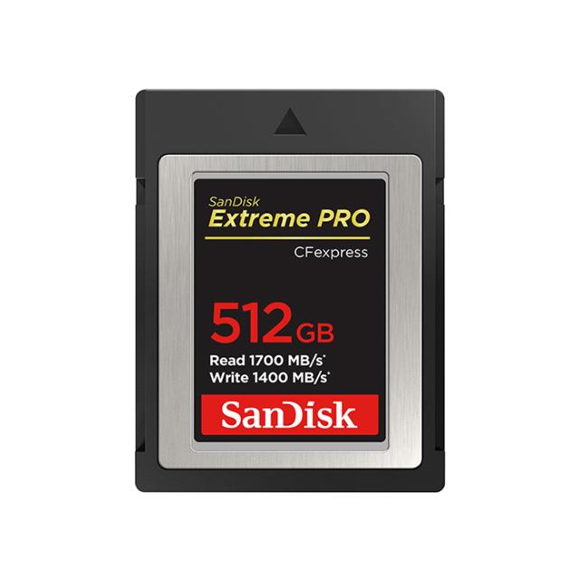 SANDISK CFEXPRESS 512GB TYPE-B 1700/1400 MB/S