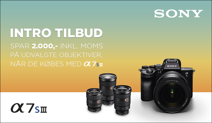 Sony A7S III Intro tilbud