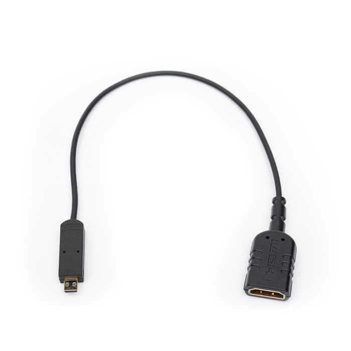SMALL HD 8 INCH MICRO TO FULL HDMI ADAPTER CABLE